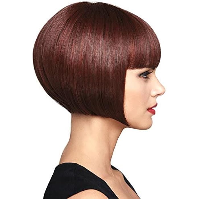 DILLARDS Wigs For Woman Short Wig Bobo Head Fashion Hairstyle (B096Rjggtj) - Image 3